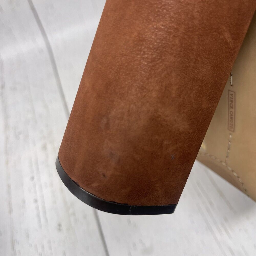 Vince Camuto Gripaula Boots Womens Size 9.5 Brown Side Zip Booties MRSP $129 - Picture 14 of 14